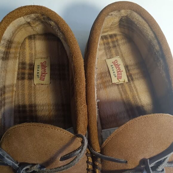 Staheekum Men\'s Flannel Lined Suede Sierra Moccasin Slippers Sz 13 main image 14